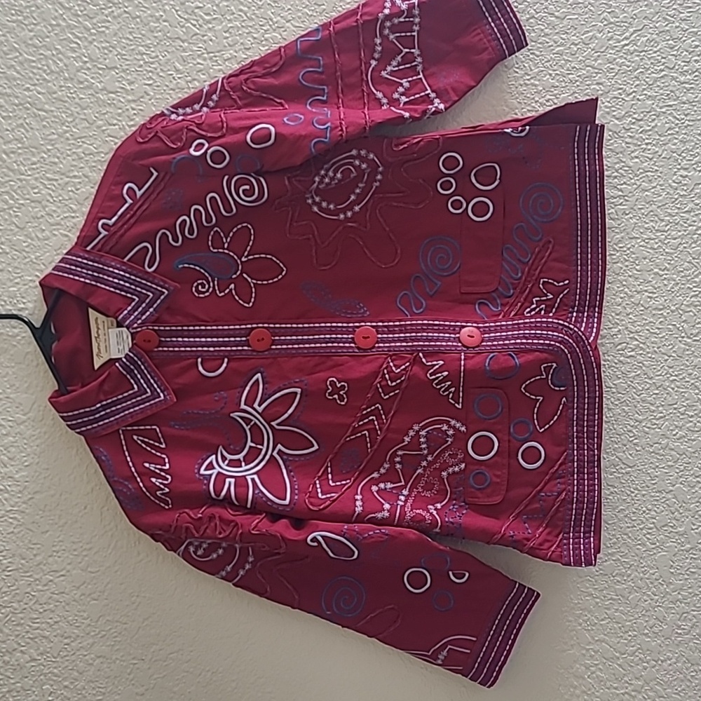 Norm Thompson Vintage XSP Embroidered Jacket